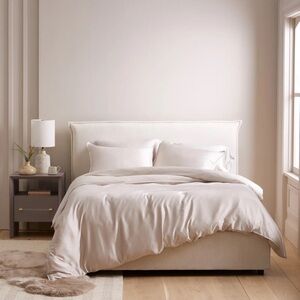 QUINCE Bamboo Duvet Cover King/Cal King Sand